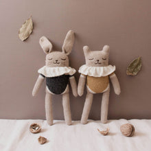 Load image into Gallery viewer, Main Sauvage Knitted Soft Toy - Kitten - Ochre Bodysuit