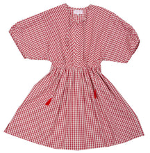 Load image into Gallery viewer, Frou Frou Dress Tunic - Check 6Y Last One