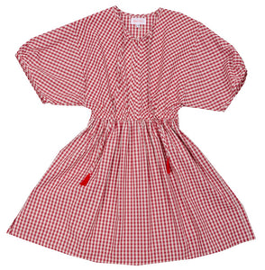 Frou Frou Dress Tunic - Check 6Y Last One