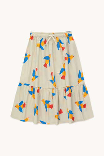 Tinycottons Birds Long Skirt - 4Y Last One