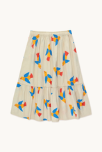 Load image into Gallery viewer, Tinycottons Birds Long Skirt - 4Y Last One