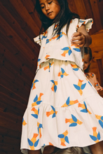 Load image into Gallery viewer, Tinycottons Birds Long Skirt - 4Y Last One