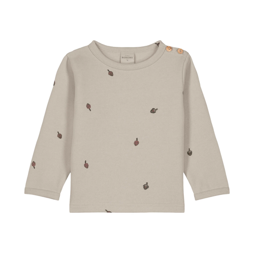 Studio Boheme Noe Sweatshirt - Artichoke Ecru/Artichoke Grey - 24M, 36M, 4Y, 6Y, 8Y