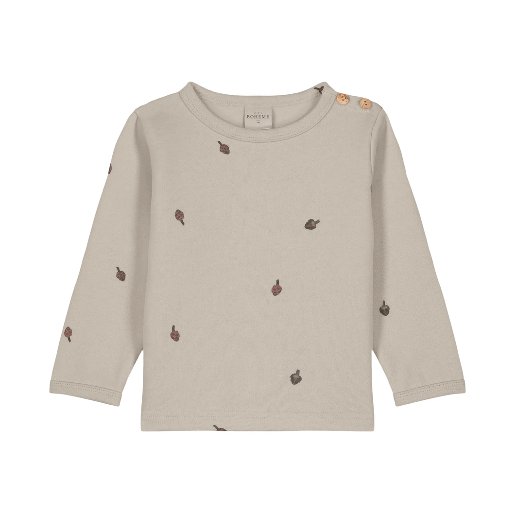 Studio Boheme Noe Sweatshirt - Artichoke Grey - 36M, 4Y, 6Y, 8Y
