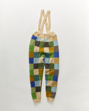 Load image into Gallery viewer, Oeuf Patchwork Suspender Pants - Bright Beige - 2/3Y, 3/4Y, 5/6Y
