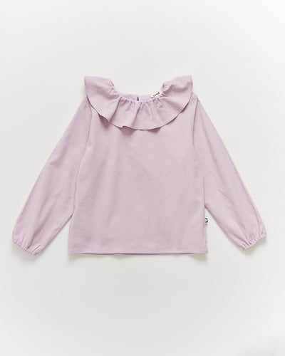 Oeuf Ruffle Collar Blouse - Valerian - 4/5Y, 5/6Y