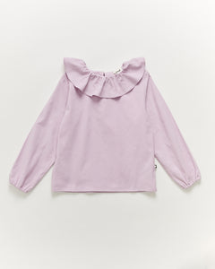 Oeuf Ruffle Collar Blouse - Valerian - 4/5Y, 5/6Y