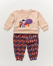 Load image into Gallery viewer, Oeuf Sweatshirt - Silver Peony/Tree Hugger - 2/3Y, 4/5Y
