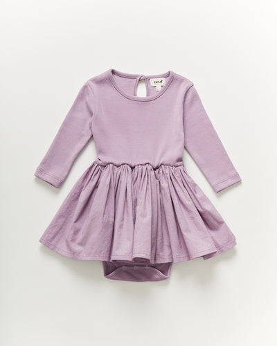 Oeuf Flouncy Dress - Valerian - 4/5Y, 5/6Y, 6/7Y