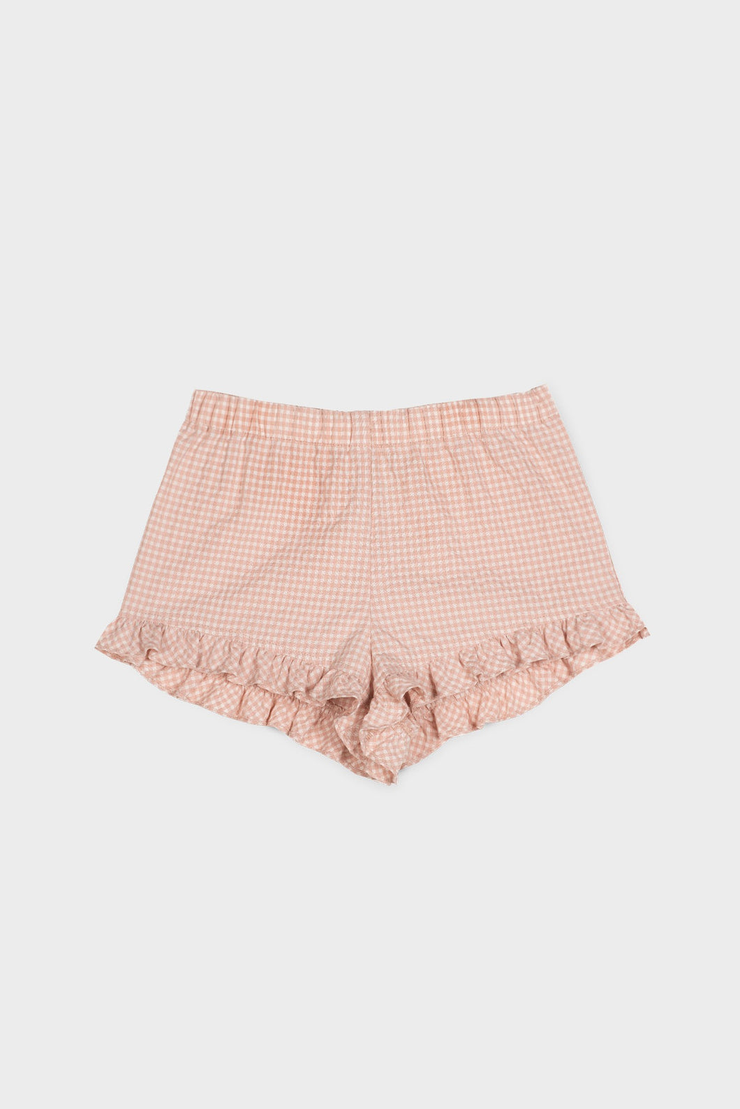 Mipounet Vichy Pink Short - 6Y Last one