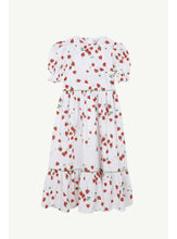Load image into Gallery viewer, Yellow Pelota Strawberry Prairie Dress - 6Y Last One